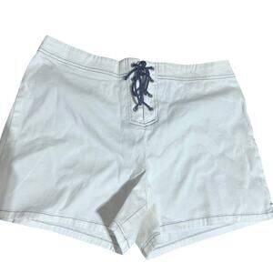 Vintage white high waisted shorts sz 12